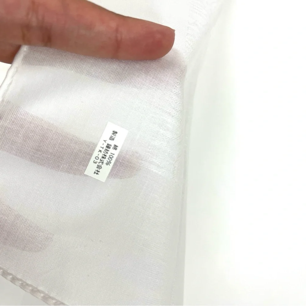 Dior White Monogram Cotton Scarf